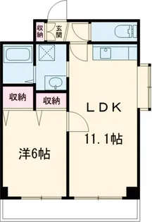 メゾンドプチラメールⅡ【8階】の間取り