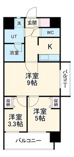 THE MUSIC COURT【5階】の間取り