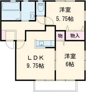 レジデンス ノヴァ B【2階】の間取り