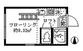 フェリスクローマ【2階】の間取り