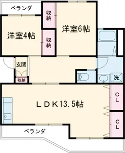 レジデンス中泉【3階】の間取り