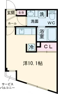 ミライズ中野哲学堂レジデンス【2階】の間取り