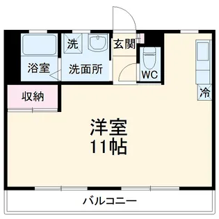 コーポラス小山【1階】の間取り