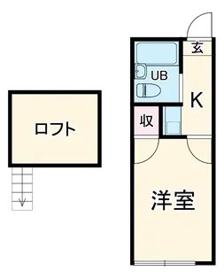 Access浜竹【1階】の間取り