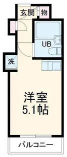 日興パレス大通り公園【3階】の間取り
