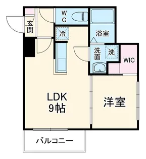 Cherim野並【103号室】の間取り