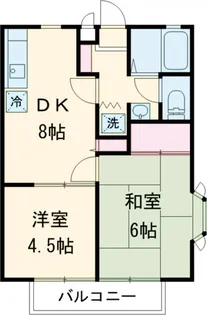 パークハイツ【105号室】の間取り