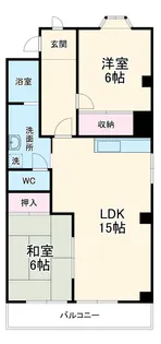 エクセルK【3B号室】の間取り