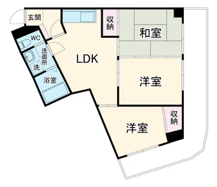 サンヒルズ松和花壇【2階】の間取り