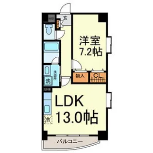 ラ・カンパネーラ【6階】の間取り