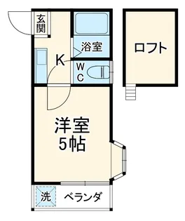パルーム鎌ヶ谷№1【2階】の間取り