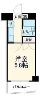 相模サンウエスト【307号室】の間取り