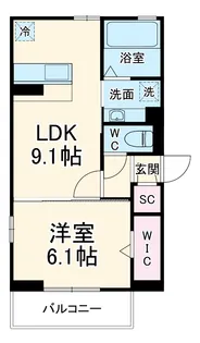 ハイグレース相生【3階】の間取り