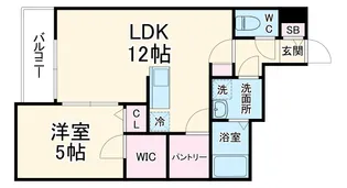 ジーメゾン今伊勢レーヴ【1階】の間取り
