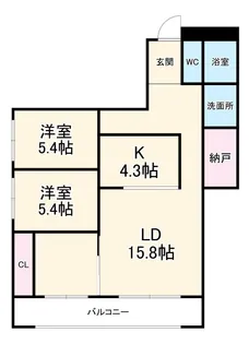 SOLASIAresidence南浦和【2階】の間取り