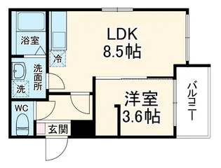 MOVE一宮【203号室】の間取り