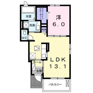 ベレットⅠ【1階】の間取り