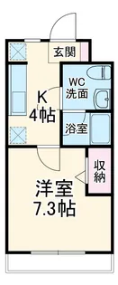 ドミール江西【2階】の間取り