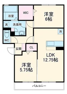 エスペランサ【2階】の間取り