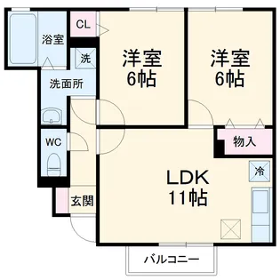 GLORY VICTOIRE【1階】の間取り