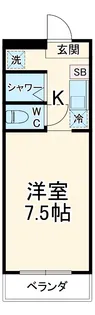 パールマンション社台【4階】の間取り