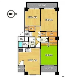 MYビレッジ【302号室】の間取り