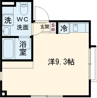 ブルーフェザーマンション【4階】の間取り