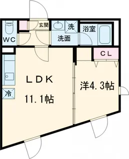 Mind経堂【101号室】の間取り