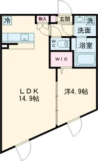 Mind経堂【4階】の間取り