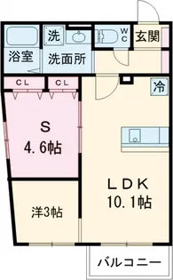 LiveFlat学芸大学【2階】の間取り