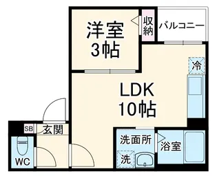 Jack odakaⅢ【2階】の間取り