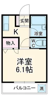 コート中央林間【1階】の間取り