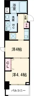 リテラス三軒茶屋サウス【7階】の間取り