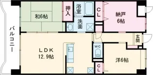 ベルメゾン南篠崎ユニゾン【3階】の間取り