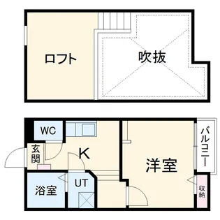 Creo堀田弐番館【1階】の間取り