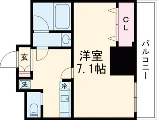 ガリシア大塚South【12階】の間取り