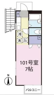 ベルシオン上井草【1階】の間取り