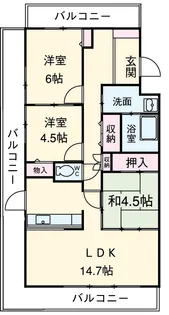 willDo黒川【5階】の間取り