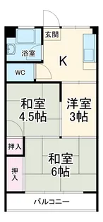 カヤノビル【6階】の間取り