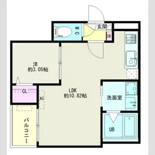 Jack daikoⅠ【3階】の間取り