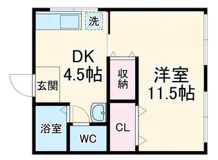 新明荘【2階】の間取り