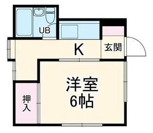 見附町ハイツ【101号室】の間取り