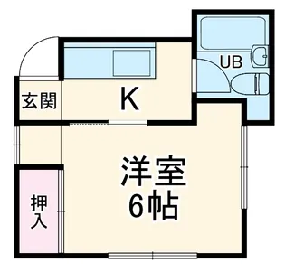 見附町ハイツ【1階】の間取り