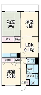 パークヒルズ三部【1階】の間取り