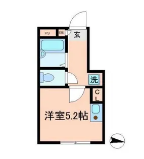 イルミナハイム笹塚【1階】の間取り