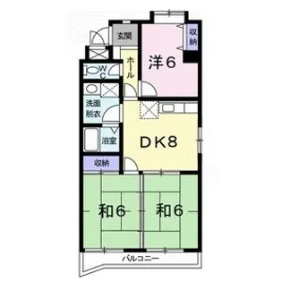 ソシエ221【2階】の間取り