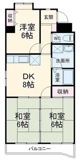 ソシエ221【2階】の間取り