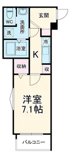 MELDIA鷲宮【2階】の間取り
