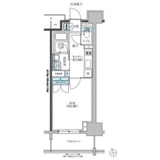 TENAS池下【8階】の間取り