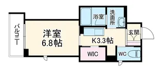 ラ パトリ【203号室】の間取り